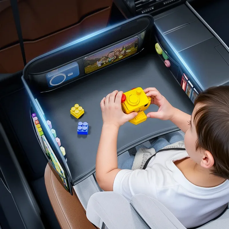 Child Car Dining Drawing Table Leather Universa Safety Seat Tray Backseat Children Table Tool Toys Phone Storage Pocket Lap Desk
Child Car Dining Drawing Table Leather Universa Safety Seat Tray Backseat Children Table Tool Toys Phone Storage Pocket Lap Desk