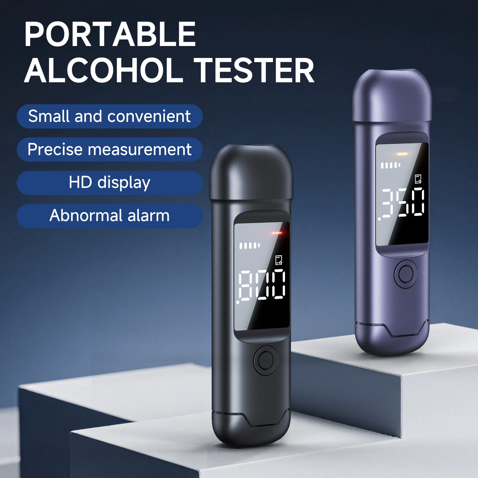 Portable Digital Alcohol Tester, High-capacity and Compact Breathalyzer, essential for gatherings and business trips
Portable Digital Alcohol Tester, High-capacity and Compact Breathalyzer, essential for gatherings and business trips