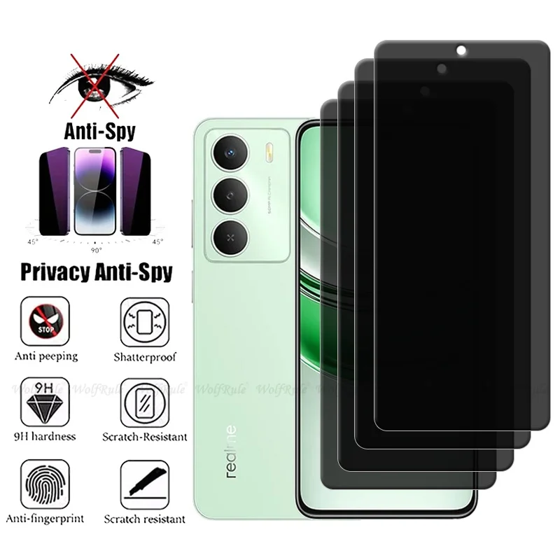 4Pcs For OPPO Realme 14X 5G Glass For Realme 14X Screen Protector Anti-Glare Privacy Anti-Spy 9H Phone Tempered Glass Realme 14X
4Pcs For OPPO Realme 14X 5G Glass For Realme 14X Screen Protector Anti-Glare Privacy Anti-Spy 9H Phone Tempered Glass Realme 14X