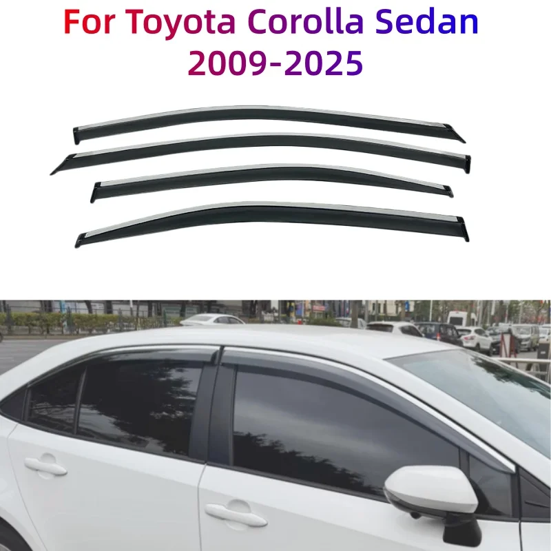 Auto Window Visors Side Window Deflector Rain Guard Weathershield For Toyota Corolla Sedan 2009-2025 Cars Styling Accessories
Auto Window Visors Side Window Deflector Rain Guard Weathershield For Toyota Corolla Sedan 2009-2025 Cars Styling Accessories