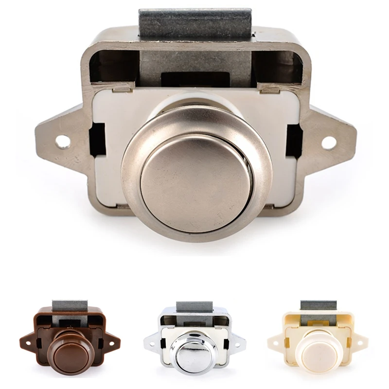 Camper Car Push Lock RV Caravan Boat Motor Home Cabinet Drawer Latch Button Locks Furniture Hardware
Camper Car Push Lock RV Caravan Boat Motor Home Cabinet Drawer Latch Button Locks Furniture Hardware