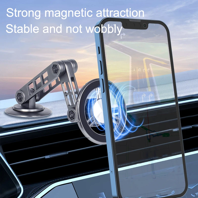 Metal Magnetic Car Phone Holder 720° Rotation Foldable Magnetic Vehicle Cradle Air Vent For iPhone 15 Xiaomi Magsafe Phone Stand
Metal Magnetic Car Phone Holder 720° Rotation Foldable Magnetic Vehicle Cradle Air Vent For iPhone 15 Xiaomi Magsafe Phone Stand