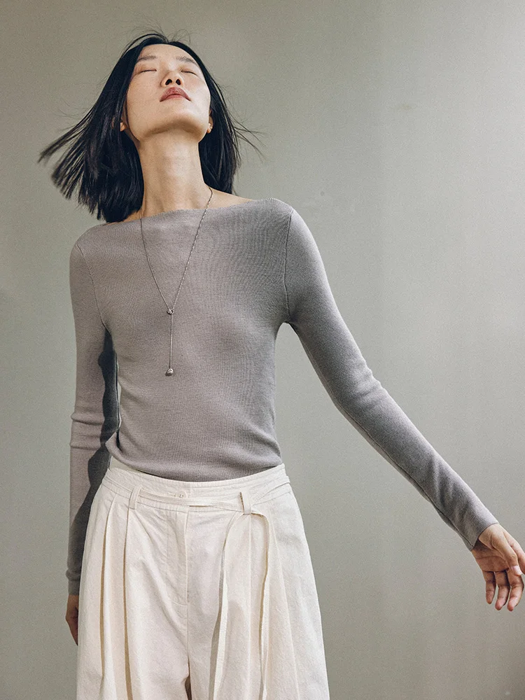 Женский вязаный шерстяной свитер на одно плечо из пряжи Yangzi, базовый слой, повседневный, приталенный, с длинным рукавом, однотонный
Женский вязаный шерстяной свитер на одно плечо из пряжи Yangzi, базовый слой, повседневный, приталенный, с длинным рукавом, однотонный