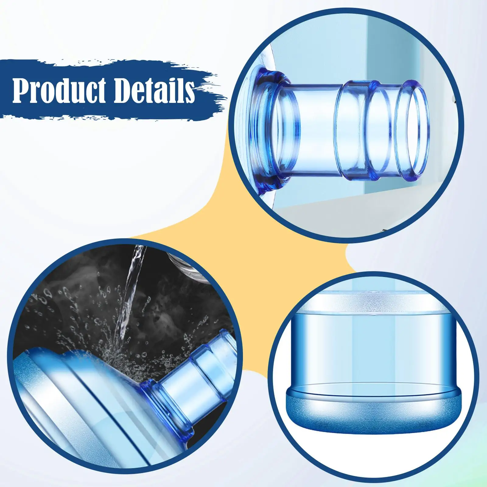 Water Jug Carrier Thickened PC Material Storage Barrel Portable Drinking Container for Camping Hiking
Water Jug Carrier Thickened PC Material Storage Barrel Portable Drinking Container for Camping Hiking