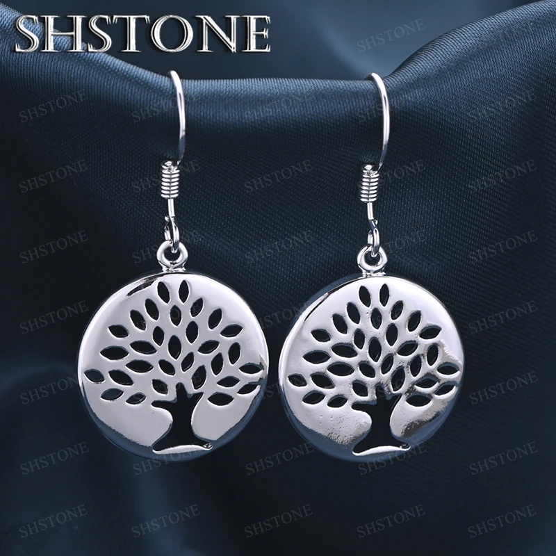 Nice 925 Sterling Silver Tree Shaped Round Drop Earrings Fashion Designer Jewelry For Lady Engagement Party Accessories Gifts
Nice 925 Sterling Silver Tree Shaped Round Drop Earrings Fashion Designer Jewelry For Lady Engagement Party Accessories Gifts