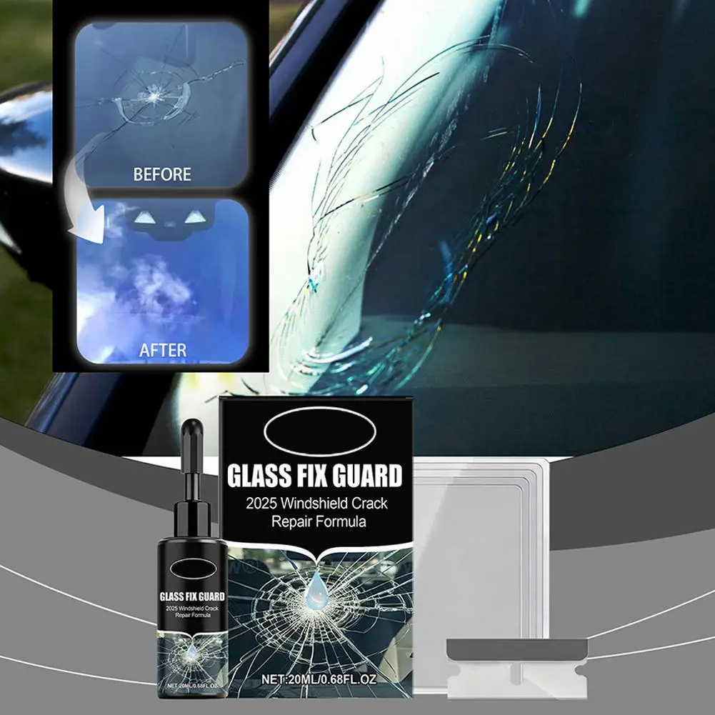 Professional Windshield Crack Repair Kit, Upgraded Glass Repair Liquid for Chips & eye, Auto Window Fix Tool for Mirrors S3I2
Professional Windshield Crack Repair Kit, Upgraded Glass Repair Liquid for Chips & eye, Auto Window Fix Tool for Mirrors S3I2