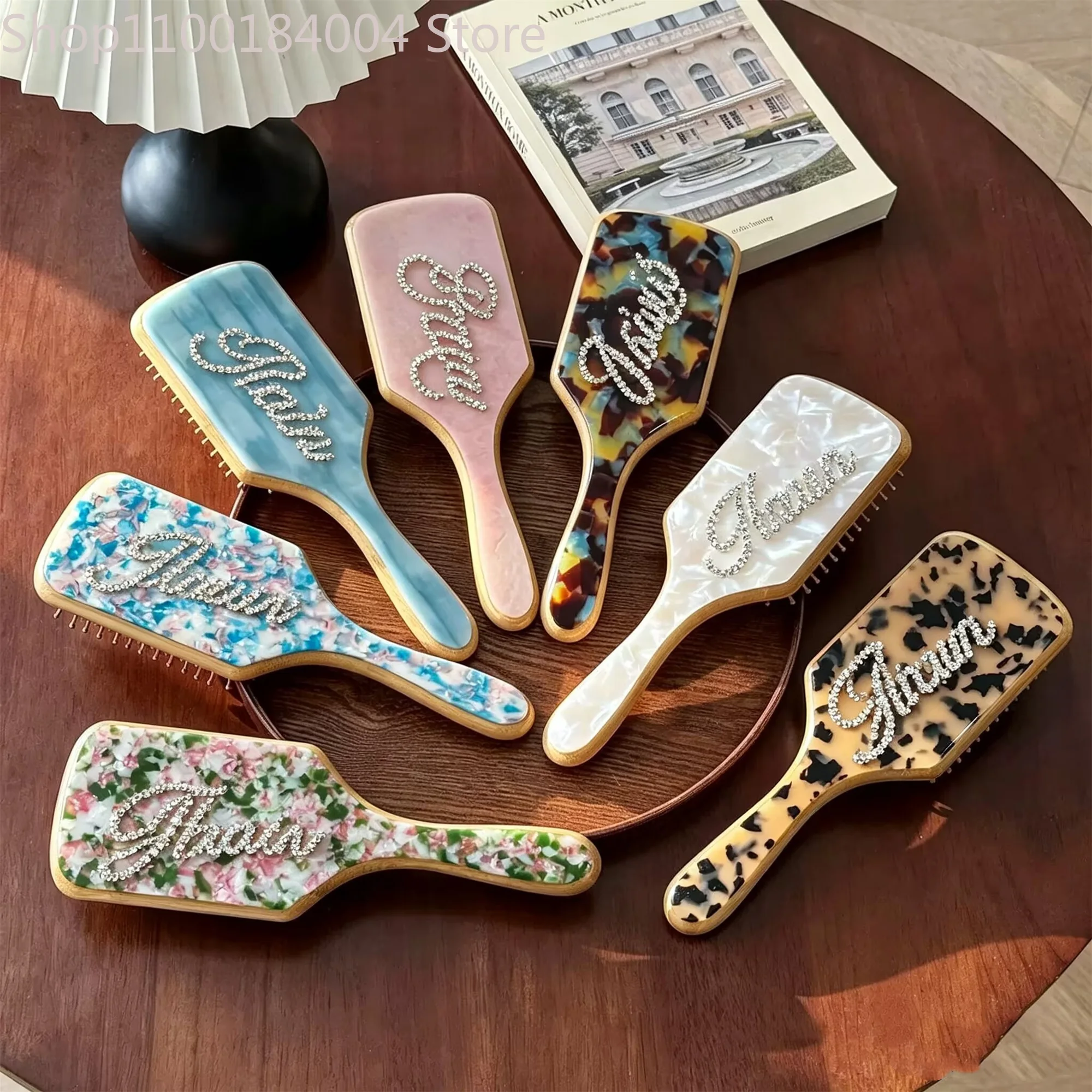 Customized name high-end acetate patch airbag massage comb anti-static air cushion comb massage head large fluffy comb
Customized name high-end acetate patch airbag massage comb anti-static air cushion comb massage head large fluffy comb