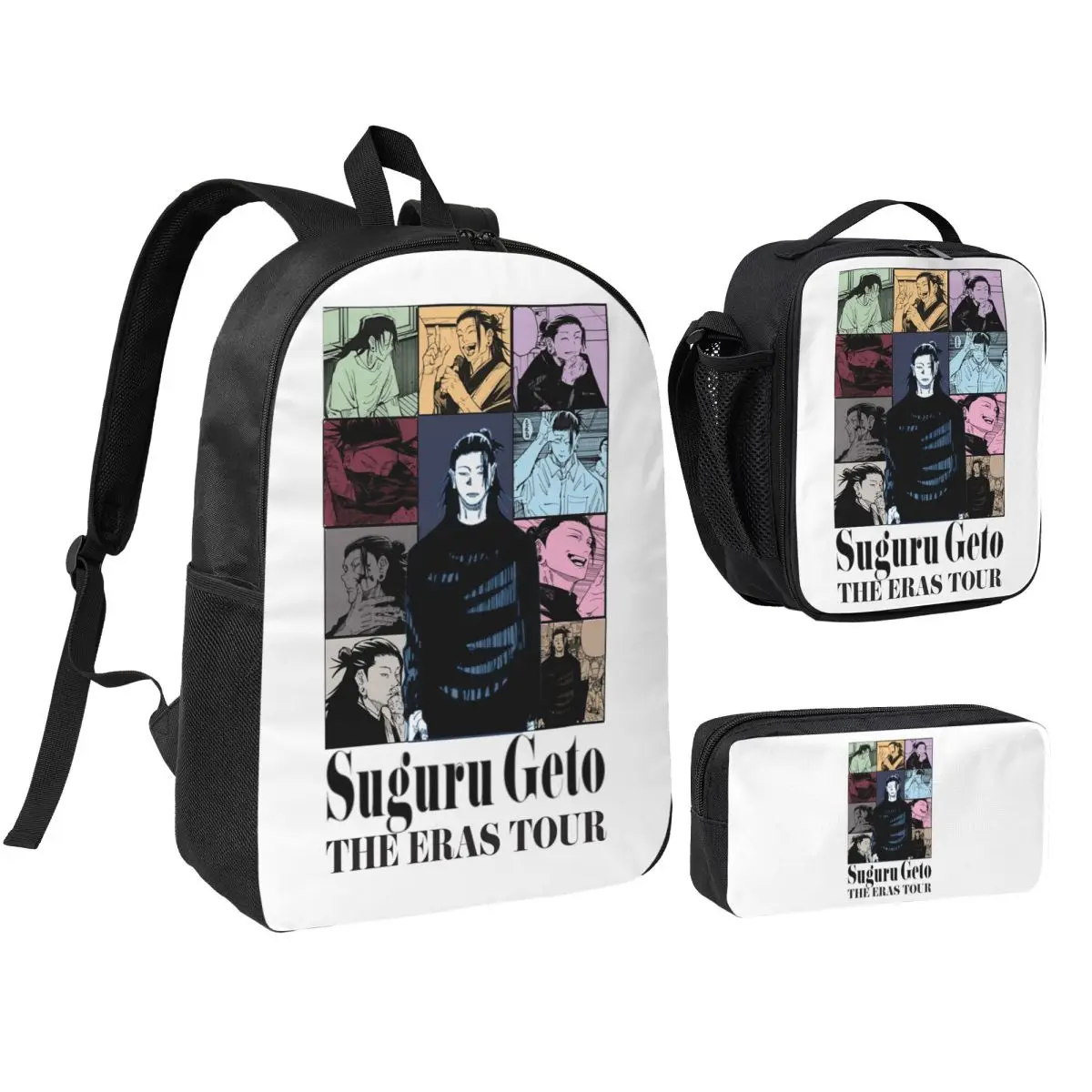 Jujutsu Kaisen Suguru Geto Anime Girl Dinner Backpack BookBag School Bag Shoulder Bags 3ps Insulated Lunch Bag Pencil Case
Jujutsu Kaisen Suguru Geto Anime Girl Dinner Backpack BookBag School Bag Shoulder Bags 3ps Insulated Lunch Bag Pencil Case