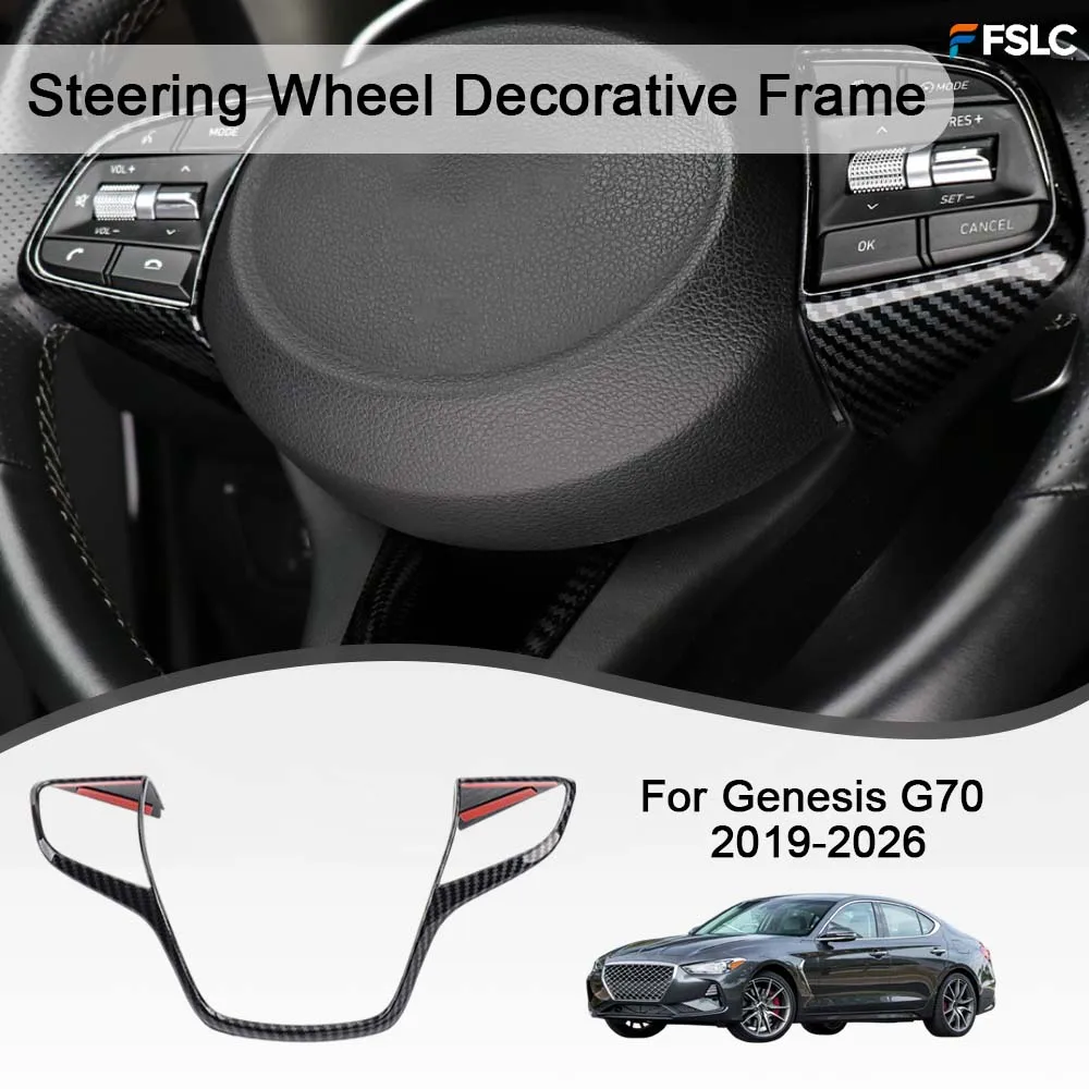 Car Decoration Steering Wheel Decorative Frame For Genesis G70 2019-2026 Cars Accessories Styling Upgrade Modify A Car
Car Decoration Steering Wheel Decorative Frame For Genesis G70 2019-2026 Cars Accessories Styling Upgrade Modify A Car