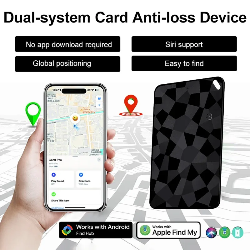 Wallet Finder For Android or IOS System Wallet Tracker Card Wireless Rechargeable Item Locator Waterproof Smartcard Tracker Tags
Wallet Finder For Android or IOS System Wallet Tracker Card Wireless Rechargeable Item Locator Waterproof Smartcard Tracker Tags