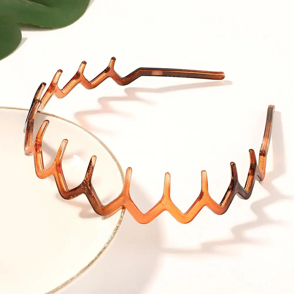 Multi-purpose Hair Accessory Set of 2 Wave Shape Plastic Hair Comb Headbands Comfortable Non-slip Hair for Women for All-day
Multi-purpose Hair Accessory Set of 2 Wave Shape Plastic Hair Comb Headbands Comfortable Non-slip Hair for Women for All-day