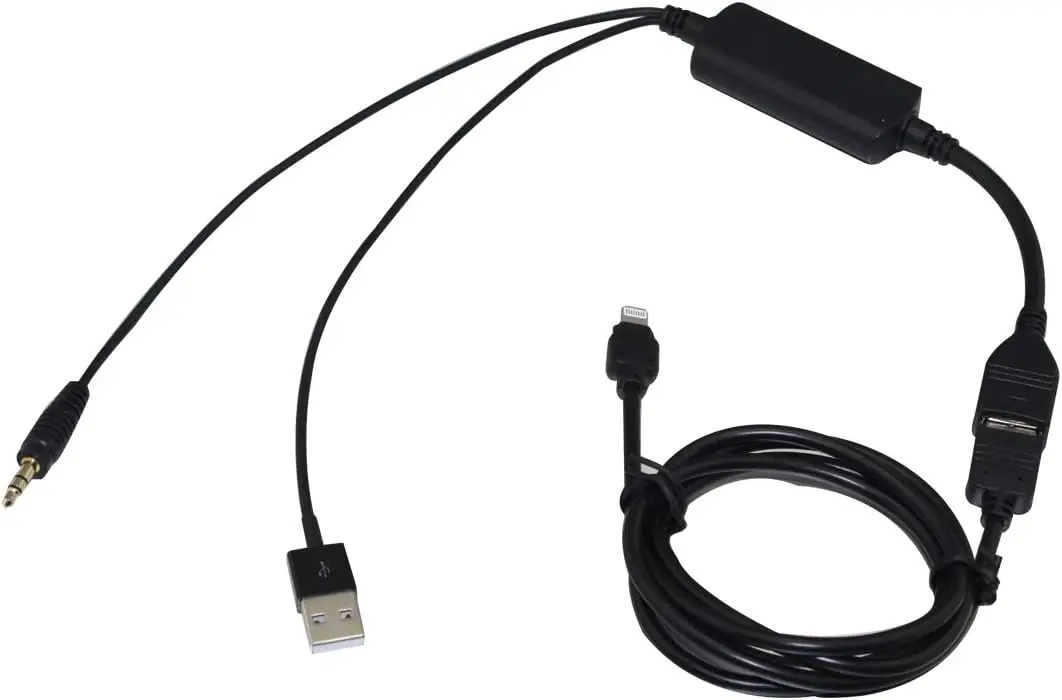 USB 3.5Mm Aux Interface Cable Compatible with BMW X3 X5 Series 3 5 Mini Charging Play Music
USB 3.5Mm Aux Interface Cable Compatible with BMW X3 X5 Series 3 5 Mini Charging Play Music