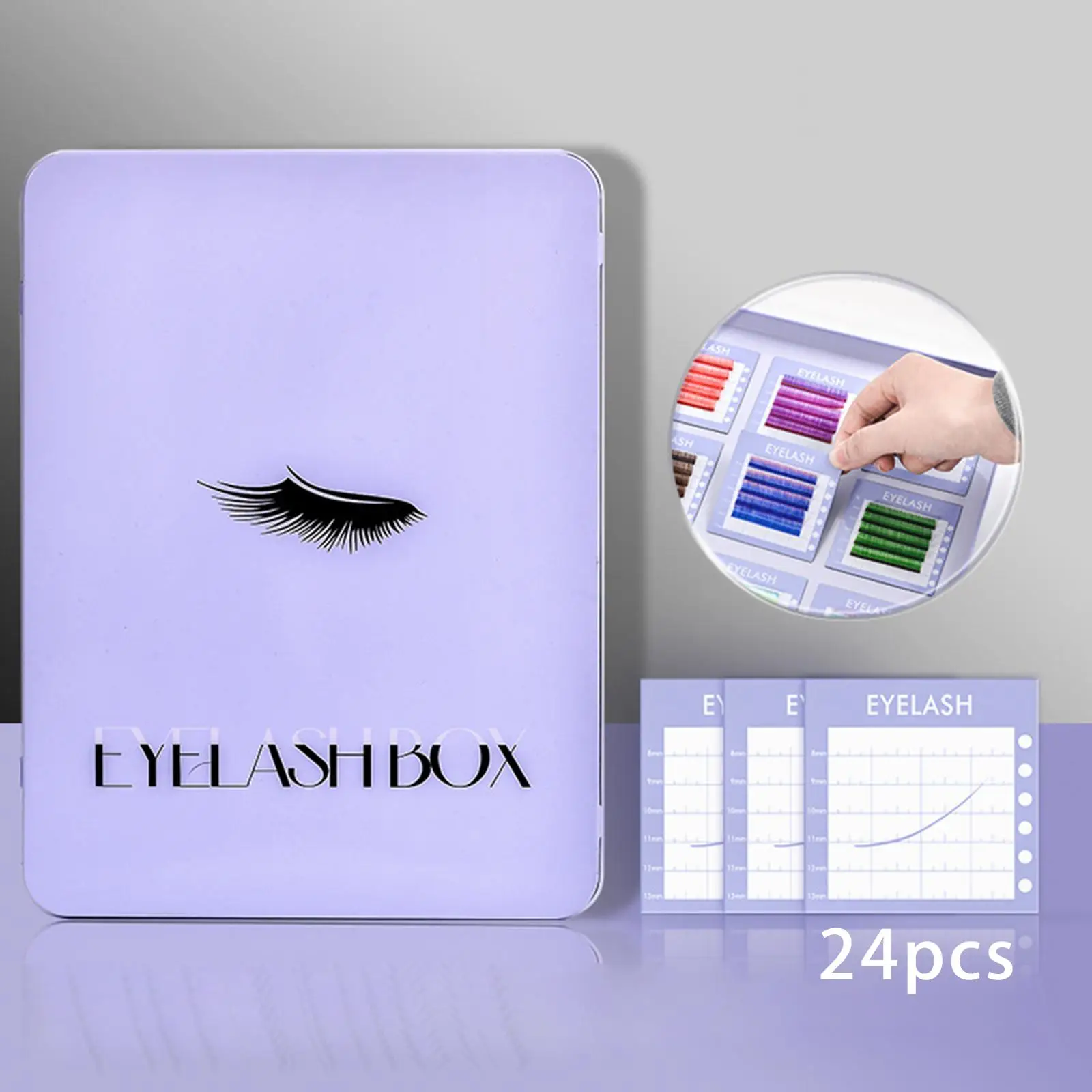 Eyelash Storage Case, Organizer Holder, Essential Tool, Display Board Tool for Outgoing, Anniversary Makeup Beauty
Eyelash Storage Case, Organizer Holder, Essential Tool, Display Board Tool for Outgoing, Anniversary Makeup Beauty