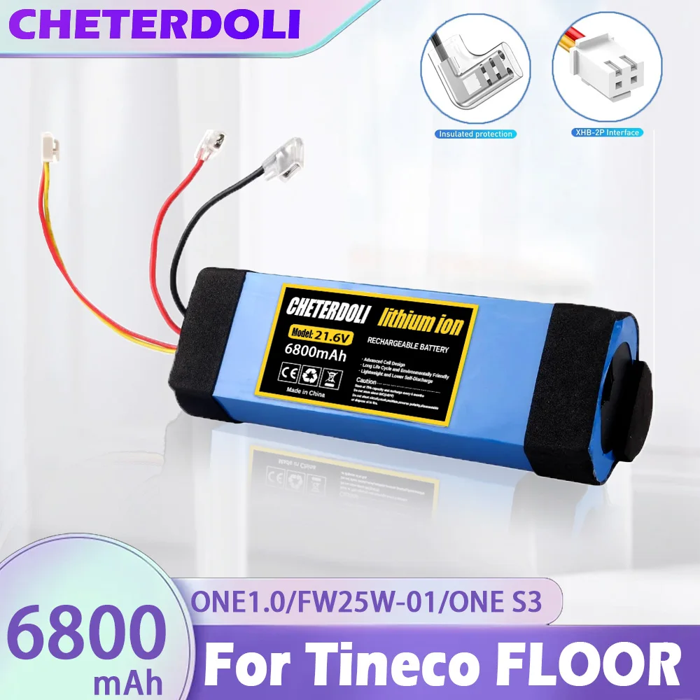 100% Original 6800mAh For Tineco FLOOR ONE 1.0 FW25M-01 FW25W-01 FW09010ECN HF10E-01 HF20E-01 S3-01 vacuum cleaner Battery
100% Original 6800mAh For Tineco FLOOR ONE 1.0 FW25M-01 FW25W-01 FW09010ECN HF10E-01 HF20E-01 S3-01 vacuum cleaner Battery