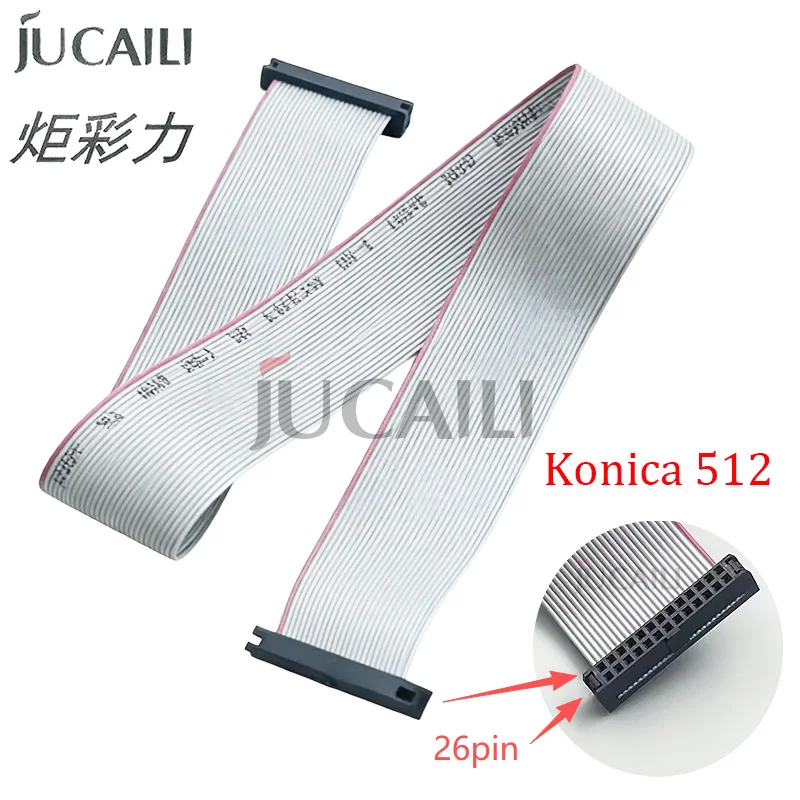 JUCAILI 26-контактный 512 кабель печатающей головки для Konica 512i KM512 Печатающая головка для струйного принтера Human Docan Allwin Кабели даты линии 26P
JUCAILI 26-контактный 512 кабель печатающей головки для Konica 512i KM512 Печатающая головка для струйного принтера Human Docan Allwin Кабели даты линии 26P
