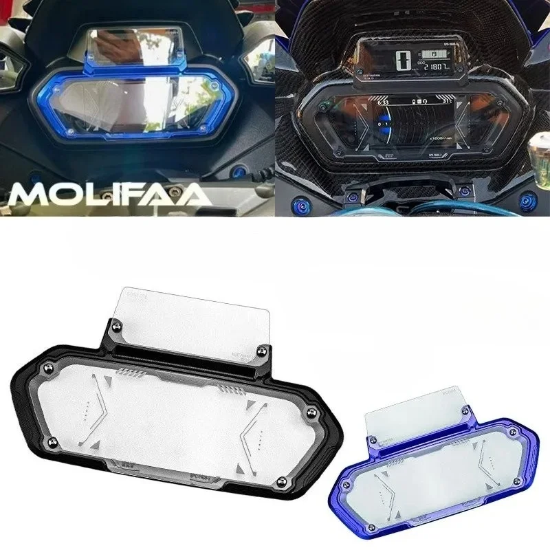 Крышка прибора с ЧПУ для мотоцикла Yamaha Xmax 300 V2 V3 2023-2202 Защитный чехол для экрана приборной панели Аксессуары для рамки метра
Крышка прибора с ЧПУ для мотоцикла Yamaha Xmax 300 V2 V3 2023-2202 Защитный чехол для экрана приборной панели Аксессуары для рамки метра