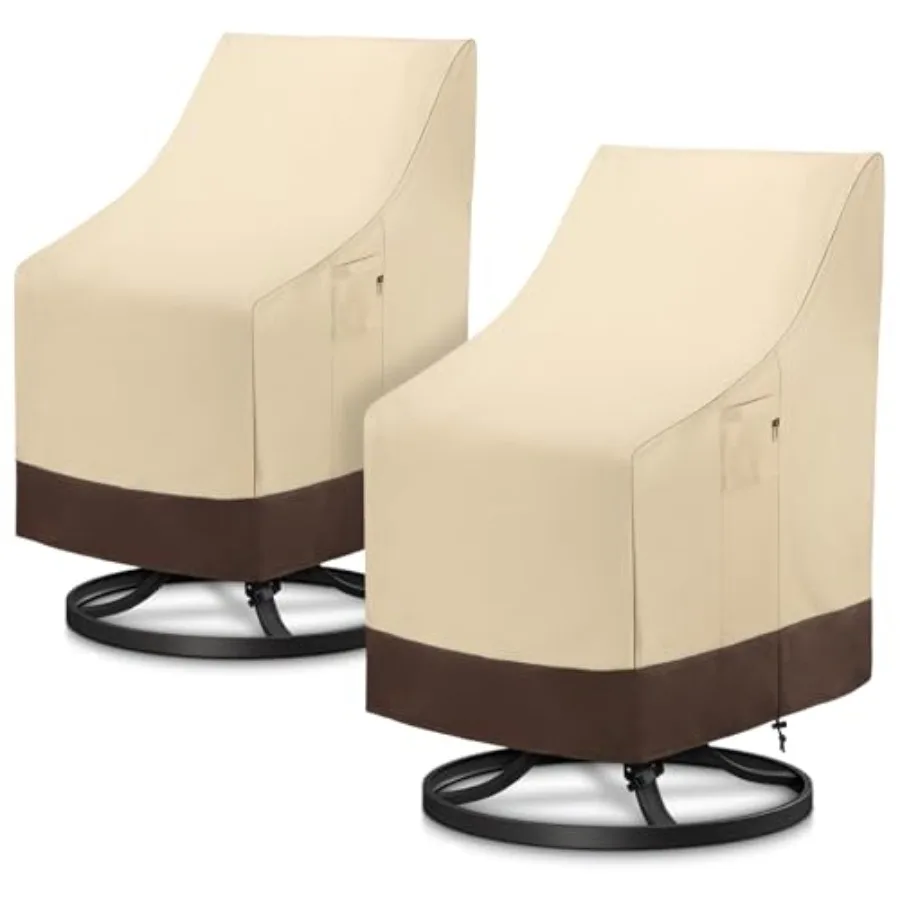 Outdoor High Back Chair Covers Waterproof, Heavy Duty Stackable Dining Swivel Chair Covers, All Weather Resistant Patio Furnitu
Outdoor High Back Chair Covers Waterproof, Heavy Duty Stackable Dining Swivel Chair Covers, All Weather Resistant Patio Furnitu