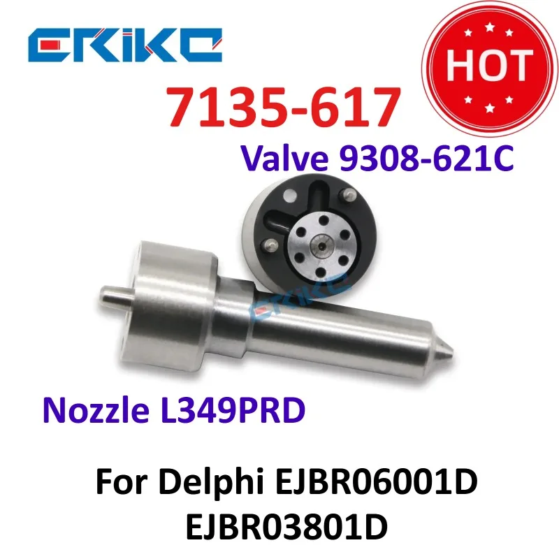 Repair Kits Injector 7135-617 Valve 9308-621C Nozzle L349PRD for EJBR06001D EJBR03801D 9656389980 9688438580
Repair Kits Injector 7135-617 Valve 9308-621C Nozzle L349PRD for EJBR06001D EJBR03801D 9656389980 9688438580