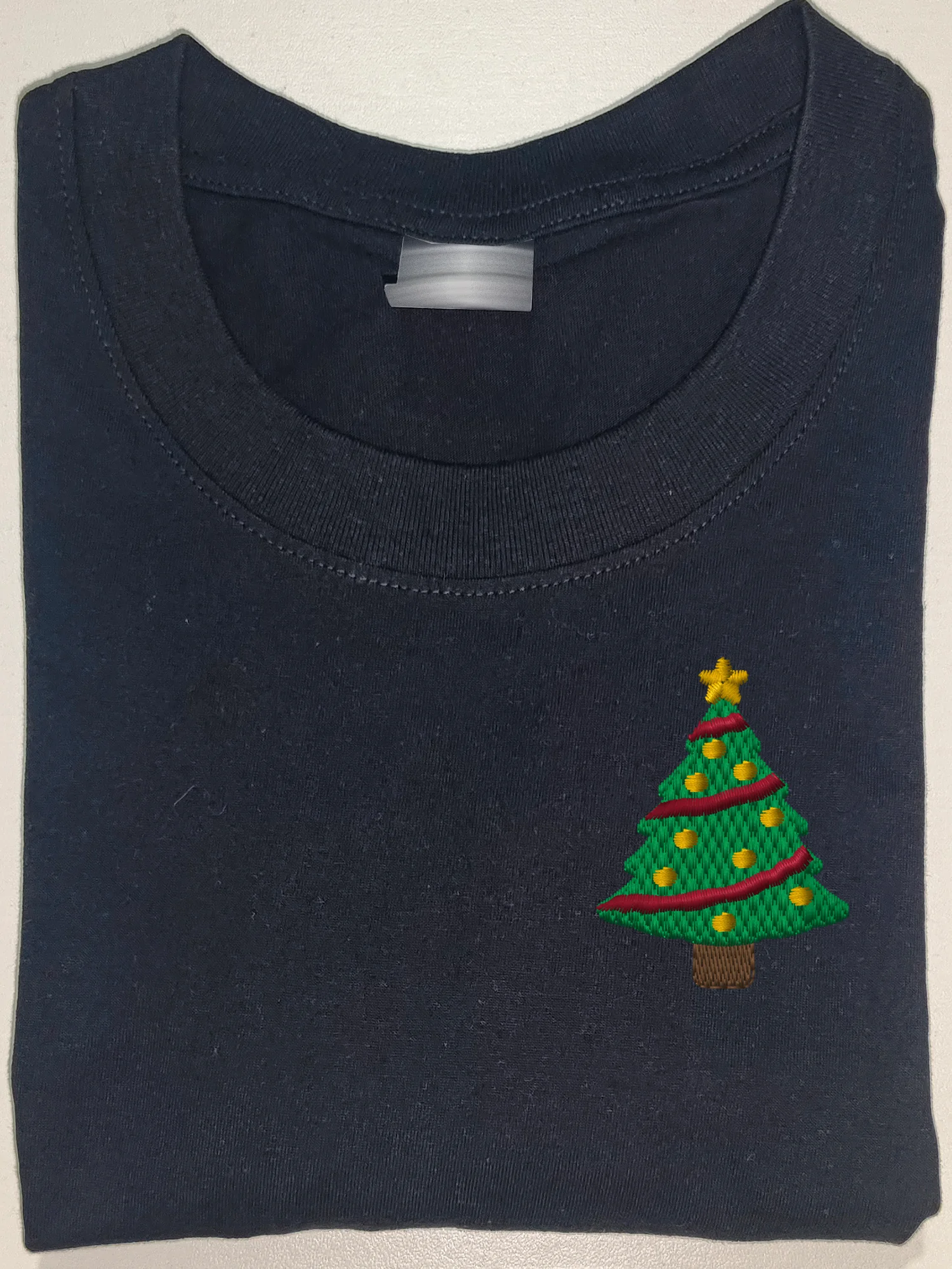 Christmas Tree Embroidered Tshirt 100% Cotton Embroidery T-Shirts Free Shippping Items Lowest Prices Custom T Shirt
Christmas Tree Embroidered Tshirt 100% Cotton Embroidery T-Shirts Free Shippping Items Lowest Prices Custom T Shirt