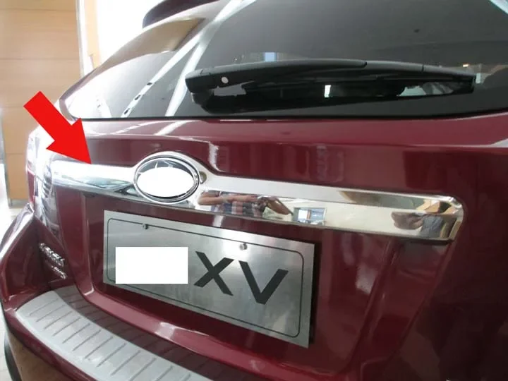 For Subaru XV 2012-2017 ABS Chrome trunk door decorative strip anti-scratch protection car accessories
For Subaru XV 2012-2017 ABS Chrome trunk door decorative strip anti-scratch protection car accessories