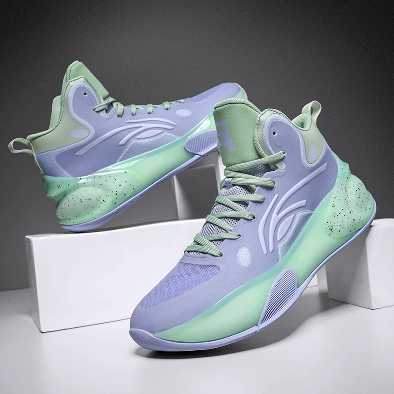 Баскетбольные кроссовки, мужские высокие молодежные практичные амортизирующие износостойкие спортивные кроссовки с трением и звуком
Баскетбольные кроссовки, мужские высокие молодежные практичные амортизирующие износостойкие спортивные кроссовки с трением и звуком