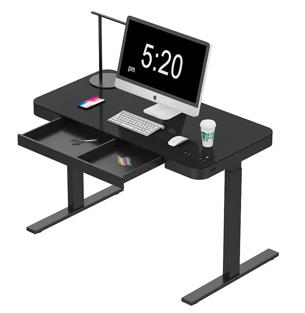 Роскошный 2-ногий электрический стол для сидения с одним двигателем, электрический стол с регулируемой высотой, рамка для компьютерного стола, белый офис
Роскошный 2-ногий электрический стол для сидения с одним двигателем, электрический стол с регулируемой высотой, рамка для компьютерного стола, белый офис