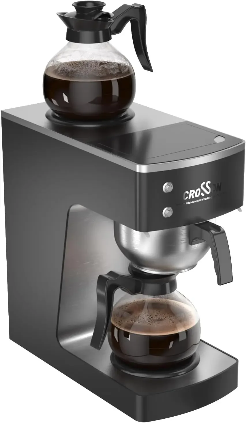 Commercial Drip Coffee Brewer Pour Over Coffee Maker Upper Lower Warmer Glass Decanter Stainless Steel Funnel
Commercial Drip Coffee Brewer Pour Over Coffee Maker Upper Lower Warmer Glass Decanter Stainless Steel Funnel