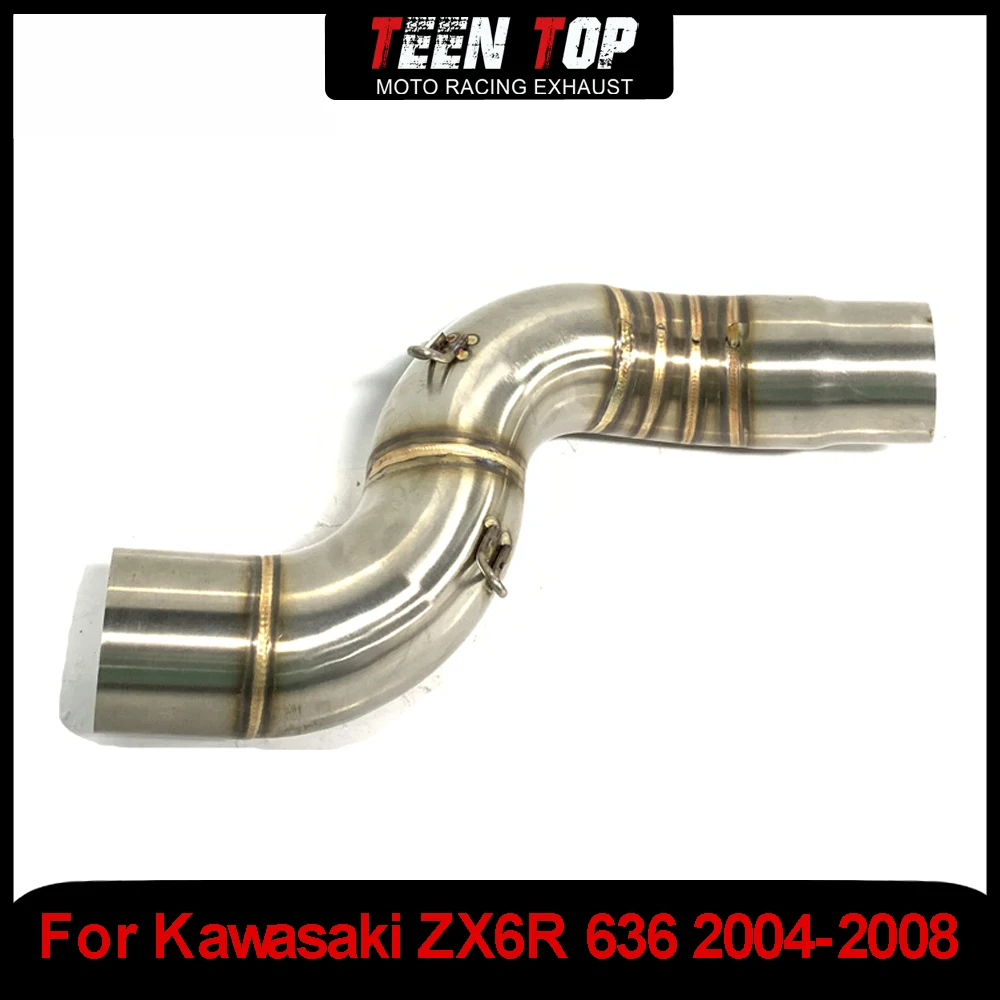 For KAWASAKI ZX6R 636 Exhaust Middle Link Pipe 51mm ZX6R 2004-2008 Stainless Steel Motorcycle Exhaust Connection Pipe
For KAWASAKI ZX6R 636 Exhaust Middle Link Pipe 51mm ZX6R 2004-2008 Stainless Steel Motorcycle Exhaust Connection Pipe