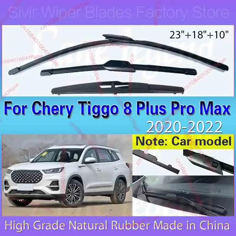 Для Chery Tiggo 8 Plus Pro Max 2020 2021 2022 автомобильные щетки стеклоочистителя переднего и заднего стекла лобовое стекло автомобильные аксессуары 23 "18" 10" 
Для Chery Tiggo 8 Plus Pro Max 2020 2021 2022 автомобильные щетки стеклоочистителя переднего и заднего стекла лобовое стекло автомобильные аксессуары 23 "18" 10"