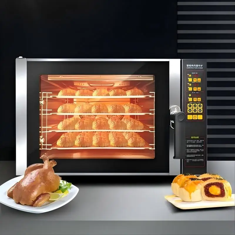 Commercial Baking Oven Electric Hot Air Convection System With Spray Four Layers and Integrated Timer for Efficiency
Commercial Baking Oven Electric Hot Air Convection System With Spray Four Layers and Integrated Timer for Efficiency