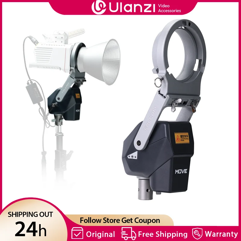 Ulanzi FALCAM Move LightGo Remote Control Lighting System 450° Adjustable Wireless APP Remote Control with Bowens Mount Load 6KG
Ulanzi FALCAM Move LightGo Remote Control Lighting System 450° Adjustable Wireless APP Remote Control with Bowens Mount Load 6KG
