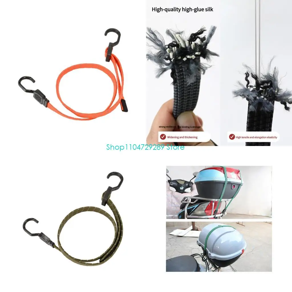 D8KE Motorcycle Luggage Rope Cord 100cm Reflective Bike Luggage Strap with Hooks High Elastic Lashing Rope Cargo Fixing Belt
D8KE Motorcycle Luggage Rope Cord 100cm Reflective Bike Luggage Strap with Hooks High Elastic Lashing Rope Cargo Fixing Belt