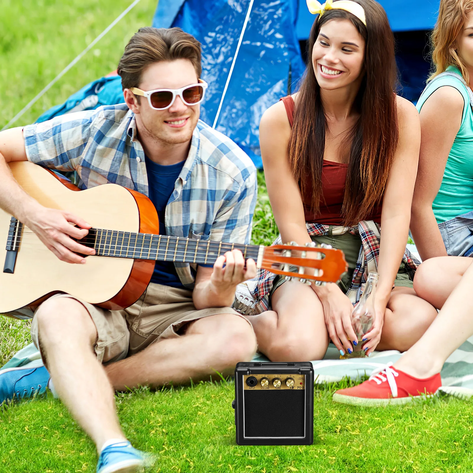 Guitar Amplifier Metal Plastic Mini Loudspeaker Outdoor Music Enhancer Acoustic Sound Long Time Durable Guitar Tail
Guitar Amplifier Metal Plastic Mini Loudspeaker Outdoor Music Enhancer Acoustic Sound Long Time Durable Guitar Tail
