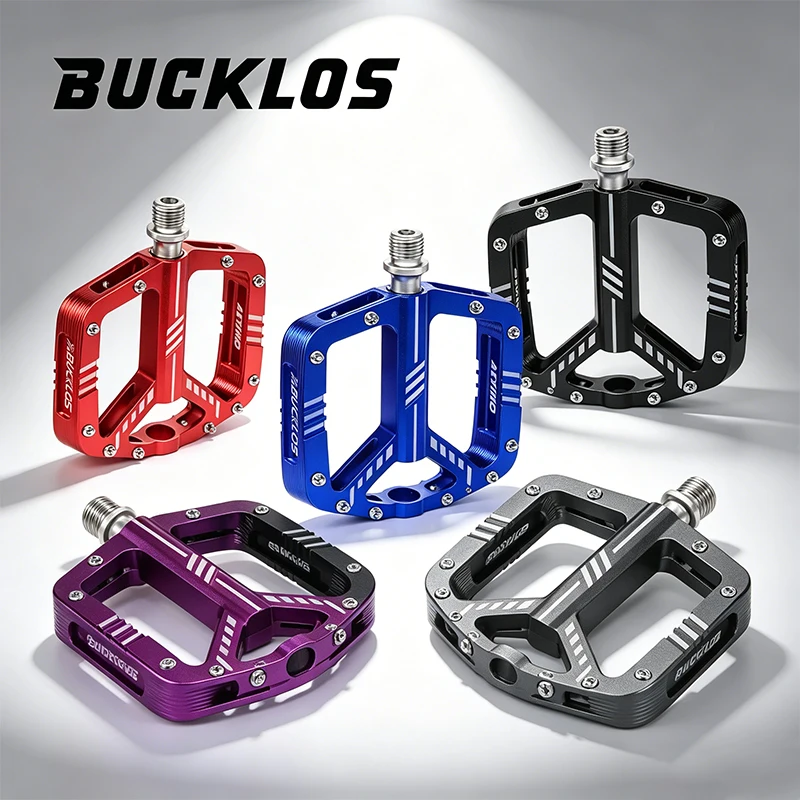 BUCKLO Bike Flat Pedals Non-slip Wear-resistant Pedal 3 Bearing High Strength MTB Road Bike Pedal Mountain Cycling Bike Parts
BUCKLO Bike Flat Pedals Non-slip Wear-resistant Pedal 3 Bearing High Strength MTB Road Bike Pedal Mountain Cycling Bike Parts
