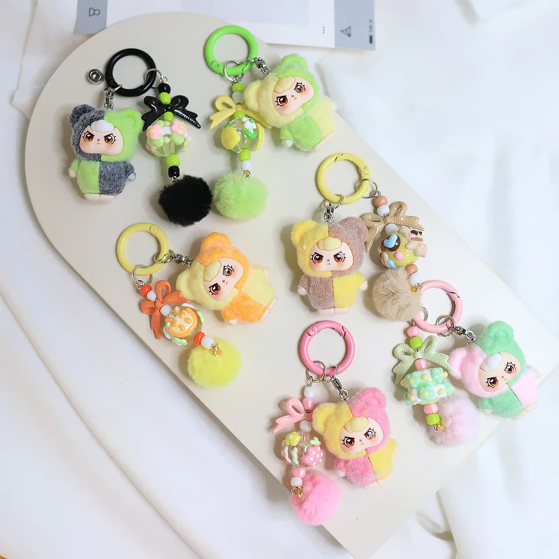 Creative Cartoon for Babythree Keychains Pendant For Car Keychain Anime Cartoon Women Doll Keyring Gifts
Creative Cartoon for Babythree Keychains Pendant For Car Keychain Anime Cartoon Women Doll Keyring Gifts