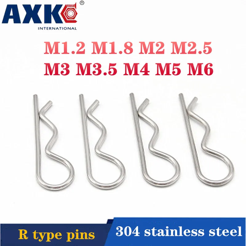 AXK M1.2 M1.8 M2 M2.5 M3 M3.5 M4 M5 M6 DIN11024 Spring Cotters R type Pins for Cars
AXK M1.2 M1.8 M2 M2.5 M3 M3.5 M4 M5 M6 DIN11024 Spring Cotters R type Pins for Cars