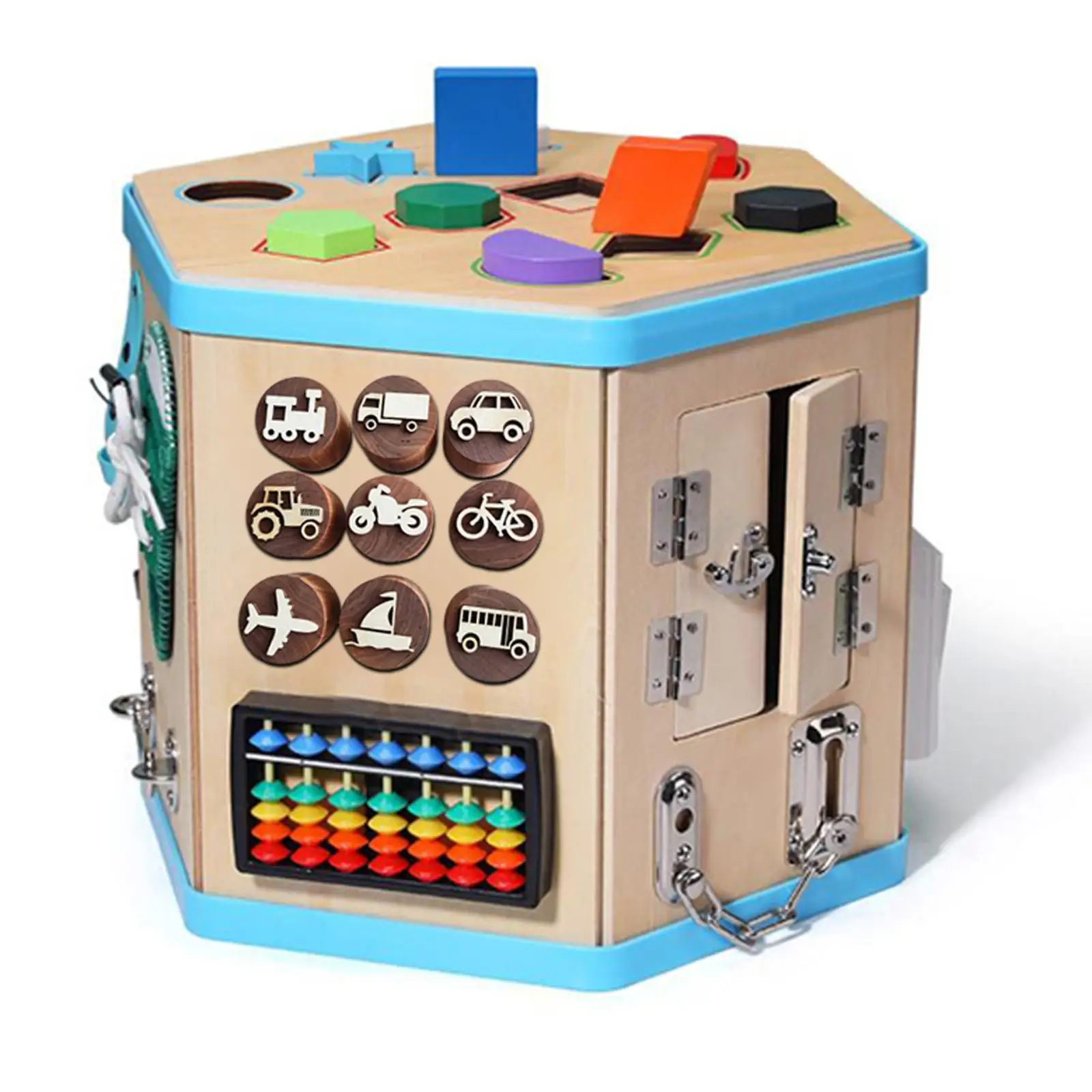 Kids Busy Board DIY Accessories Material Sensory Toy Learning for Preschool
Kids Busy Board DIY Accessories Material Sensory Toy Learning for Preschool