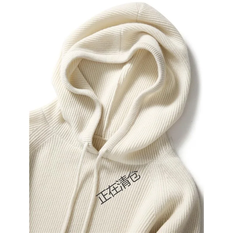 100% Pure Cashmere Hoodie White Knitted Wool Sweater Short Sweatshirt Women's Fashion Spring European Style Thickened Casual ...
100% Pure Cashmere Hoodie White Knitted Wool Sweater Short Sweatshirt Women's Fashion Spring European Style Thickened Casual ...