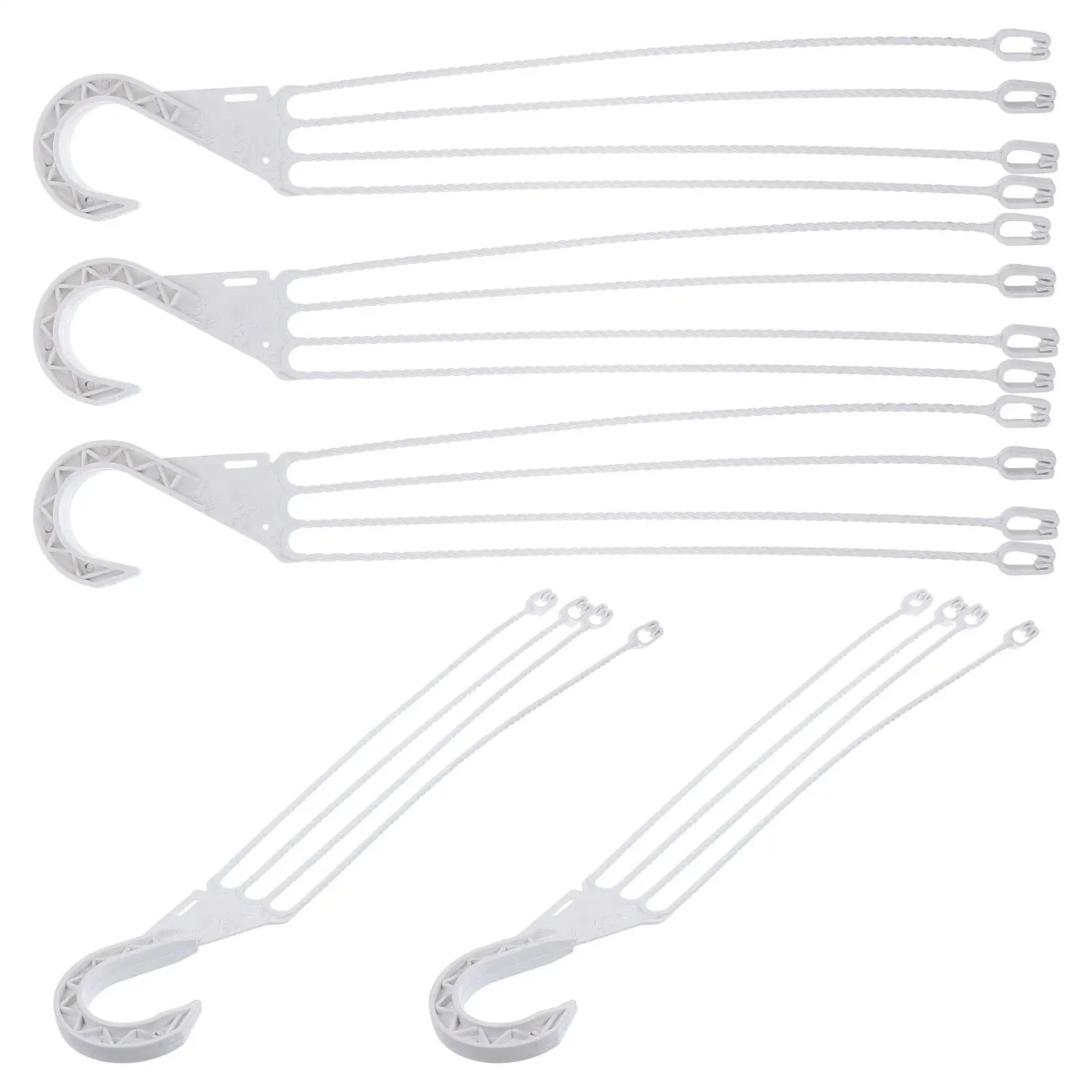 5 Pcs Pots for Plants Hanging Basin Hook Sturdy Flowerpot Hooks Plastic Coat Hanger White
5 Pcs Pots for Plants Hanging Basin Hook Sturdy Flowerpot Hooks Plastic Coat Hanger White