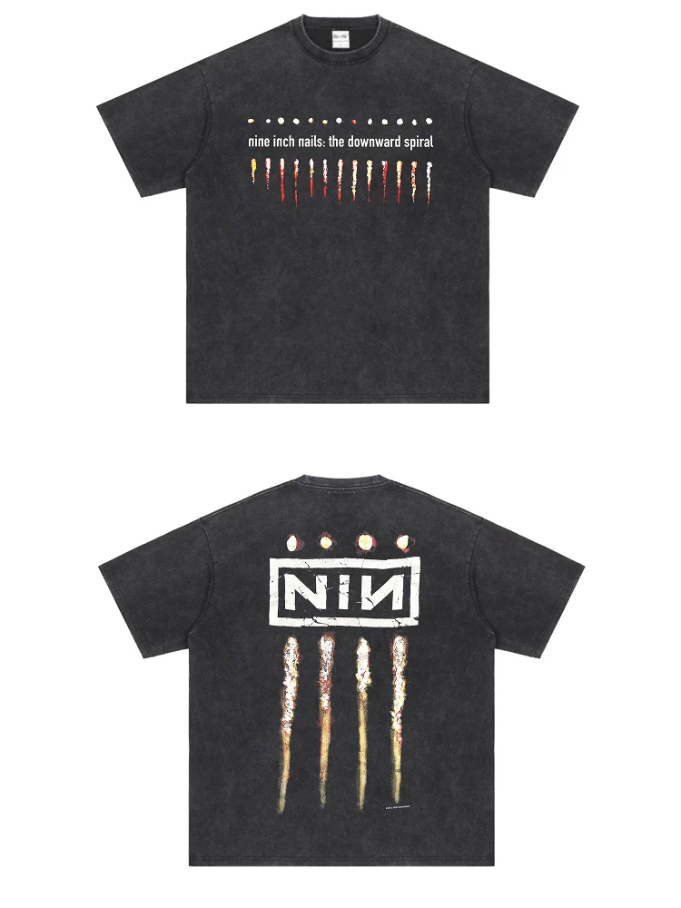 Nine Inch Nails Vintage Street Rock Short-sleeved T-shirt, A High-quality Luxury Brand, Is A Popular and Trendy Style
Nine Inch Nails Vintage Street Rock Short-sleeved T-shirt, A High-quality Luxury Brand, Is A Popular and Trendy Style