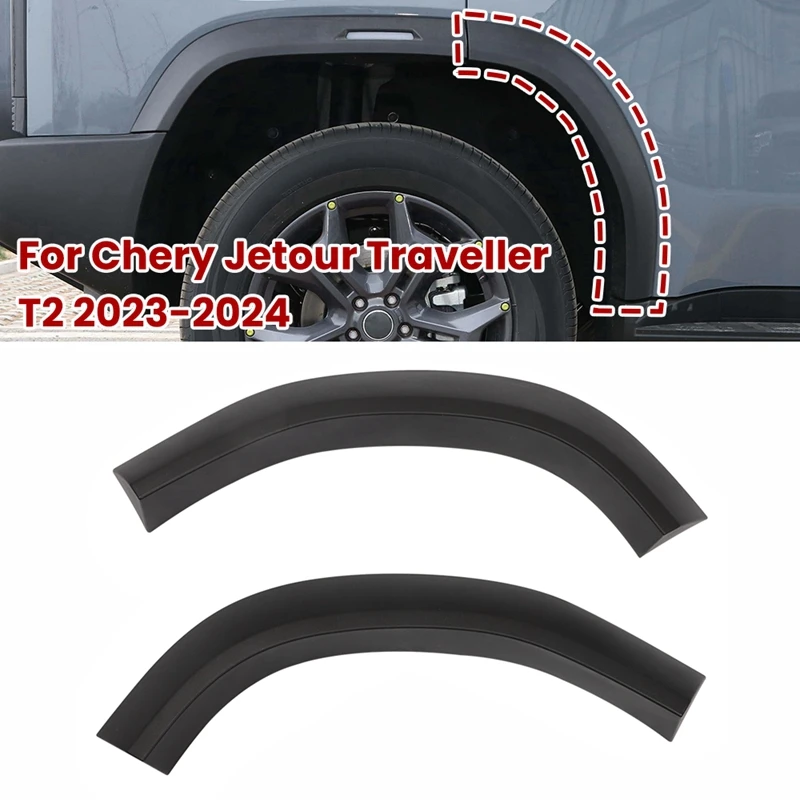For Chery Jetour Traveller T2 2023-2024 Car Rear Wheel Arch Eyebrow Molding Flare Fender Replacement Trim Left Right Side Black
For Chery Jetour Traveller T2 2023-2024 Car Rear Wheel Arch Eyebrow Molding Flare Fender Replacement Trim Left Right Side Black