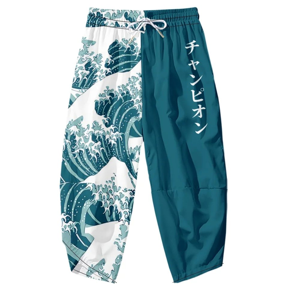 The Great Wave of Kanagawa Kimono Pants Men Asian Clothing Bath Pant Casual Male Japanese Anime Yukata Trousers Cropped Pants
The Great Wave of Kanagawa Kimono Pants Men Asian Clothing Bath Pant Casual Male Japanese Anime Yukata Trousers Cropped Pants
