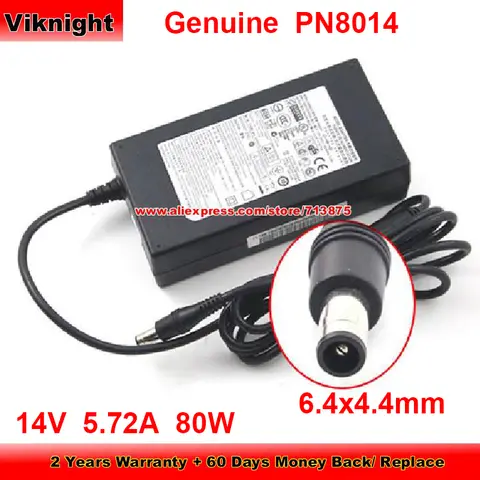 Group adaptateur secteur pour moniteur LCD, 80W, PN8014, 14V, 5,7 pipeline pour Samsung S27A950D, S27BKampB, S27Bcape V, LT27A950, LT27A750, LT23A750, T27950A