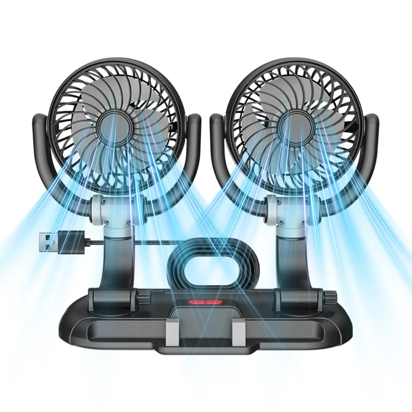 Portable Car Fan 3-speed Quiet Powerful Portable Strong Airflow Desk Fan For Automobile Outdoors Vehicle Travel Road Trip
Portable Car Fan 3-speed Quiet Powerful Portable Strong Airflow Desk Fan For Automobile Outdoors Vehicle Travel Road Trip