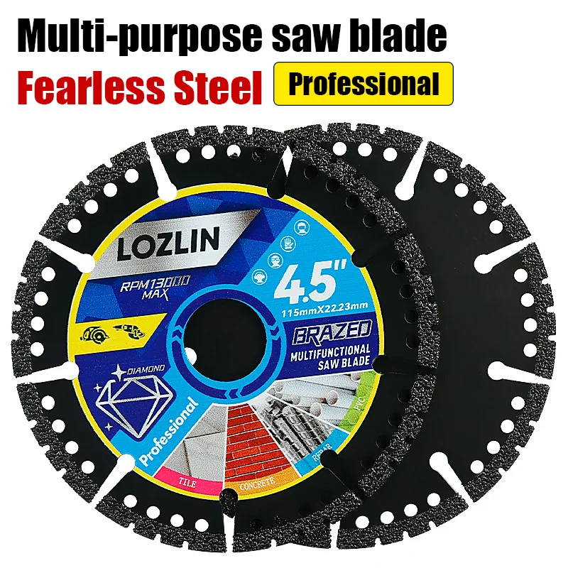Industrial Grade 4.5 Inch 115mm Diamond Cutting Disc for Metal Steel Concrete Ultra Thin Tile Cutter Blade for Angle Grinder
Industrial Grade 4.5 Inch 115mm Diamond Cutting Disc for Metal Steel Concrete Ultra Thin Tile Cutter Blade for Angle Grinder