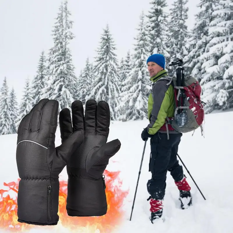Electric Heated Gloves Warm Waterproof Electric Gloves Black Heated Gloves Elastic Wrist Strap Battery Gloves Winter Supplies
Electric Heated Gloves Warm Waterproof Electric Gloves Black Heated Gloves Elastic Wrist Strap Battery Gloves Winter Supplies