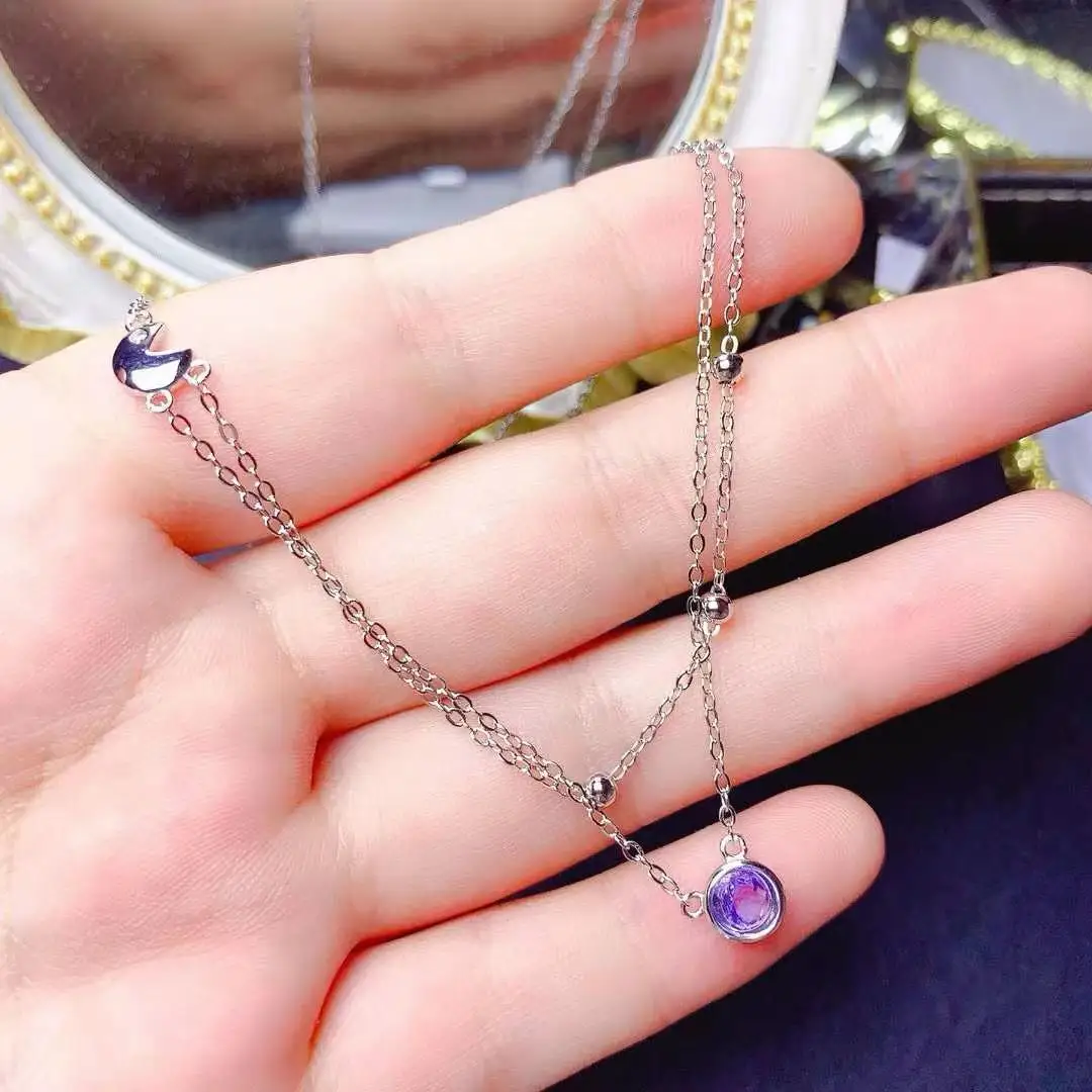 Elegant Anniversary Gift Super High Quality Natural Tanzanite Pendant 925 Sterling Silver Fashion Real Tanzanite necklace
Elegant Anniversary Gift Super High Quality Natural Tanzanite Pendant 925 Sterling Silver Fashion Real Tanzanite necklace