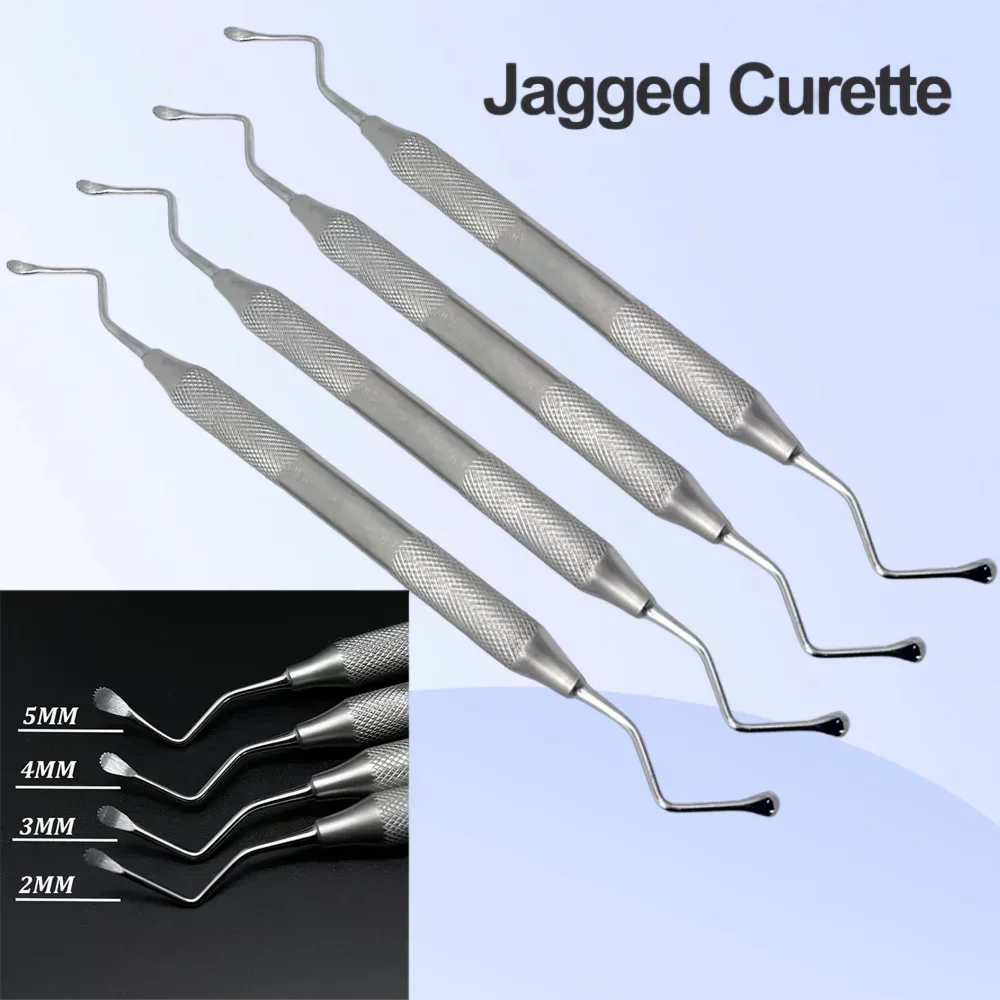1pcs Gracey Dental Scaler Double Ends Jagged Curette Restorative Excavator Spoon Stainless Steel Tool
1pcs Gracey Dental Scaler Double Ends Jagged Curette Restorative Excavator Spoon Stainless Steel Tool