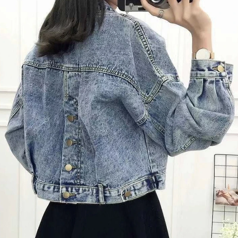 Denim Coats Women Single Breasted Coat Casual Turn Down Collar Y2k Streetwear Short Jackets Mom Jeans Splice Blue Jacket 2025
Denim Coats Women Single Breasted Coat Casual Turn Down Collar Y2k Streetwear Short Jackets Mom Jeans Splice Blue Jacket 2025