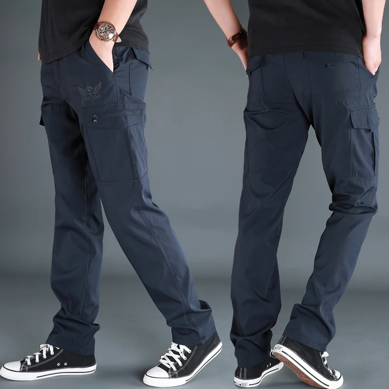 Мужские весенние свободные брюки прямого кроя для активного отдыха, быстросохнущие рабочие брюки с множеством карманов, модные повседневные брюки для активного отдыха
Мужские весенние свободные брюки прямого кроя для активного отдыха, быстросохнущие рабочие брюки с множеством карманов, модные повседневные брюки для активного отдыха